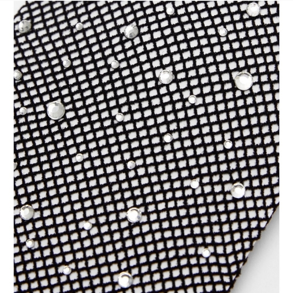 ZARA rhinestone jewel tights - Picture 6 of 7